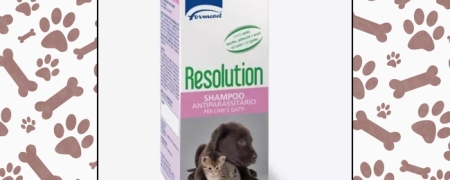 Pulito e Protetto | Shampoo Antiparassitario Resolution da 200ml per Cane e Gatto